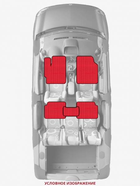 ЭВА коврики «Queen Lux» стандарт для Mazda Flair Wagon