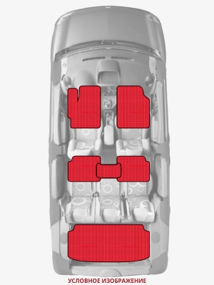 ЭВА коврики «Queen Lux» комплект для Mazda Flair Wagon