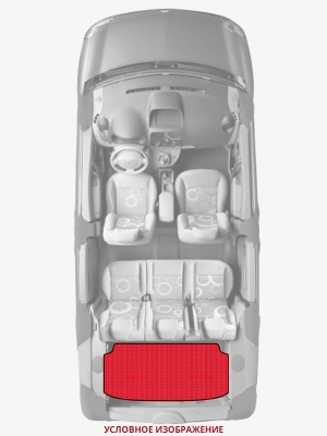 ЭВА коврики «Queen Lux» багажник для ГАЗ Газель Next